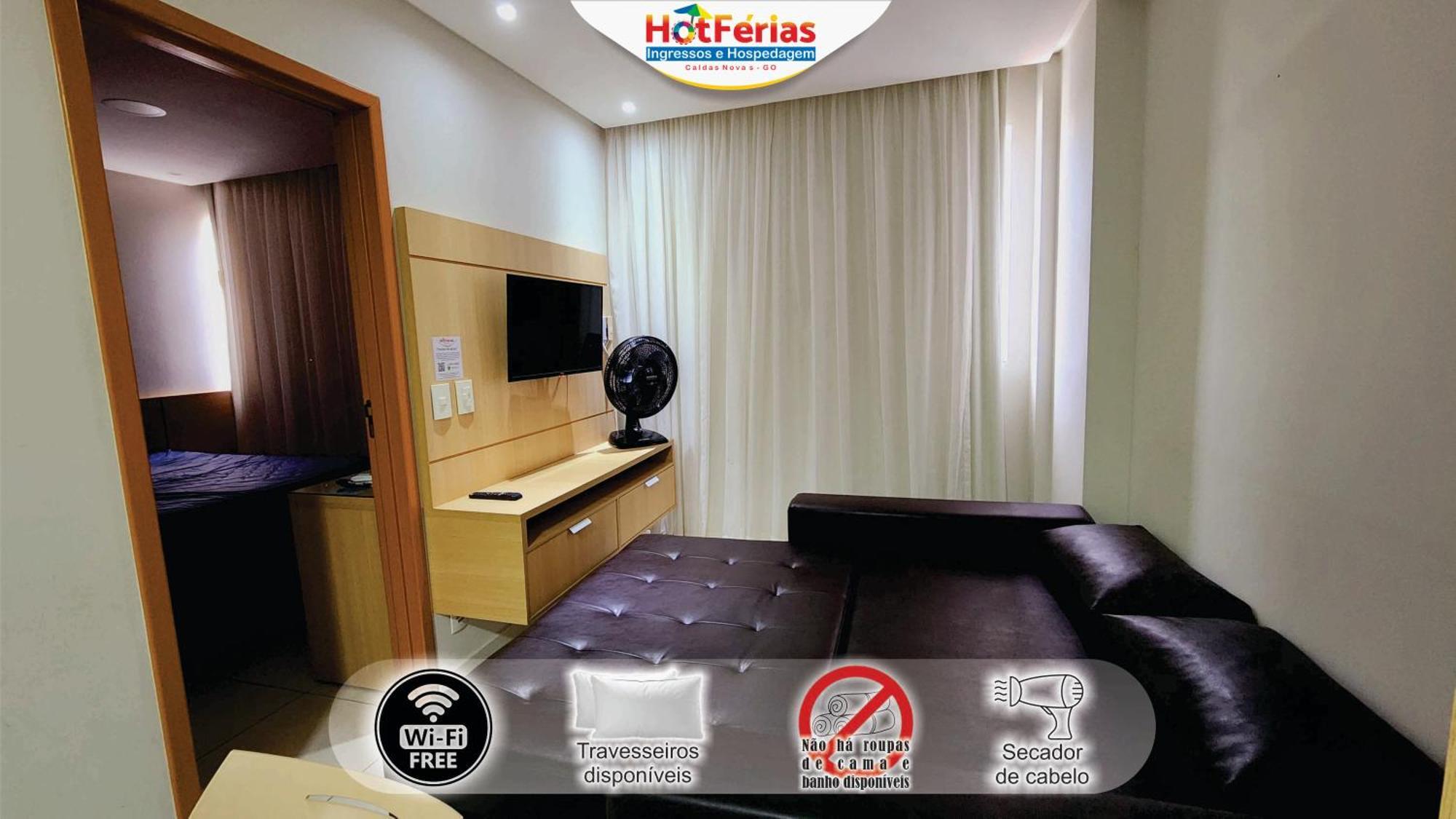 Everest Flat Service, Prox Water Park, Clube Prive, Riviera, Boulevard - Hotferias 公寓 Caldas Novas