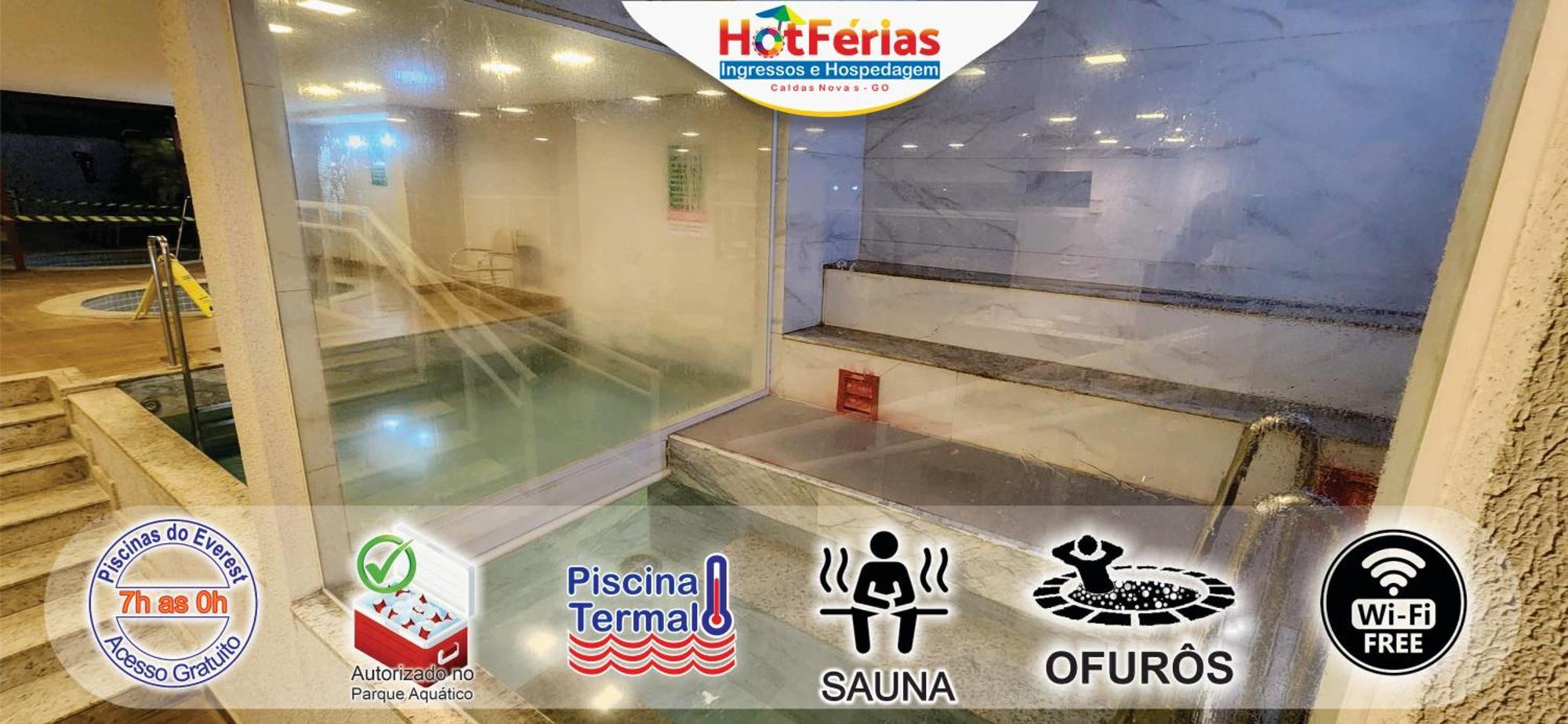 Everest Flat Service, Prox Water Park, Clube Prive, Riviera, Boulevard - Hotferias 公寓 Caldas Novas
