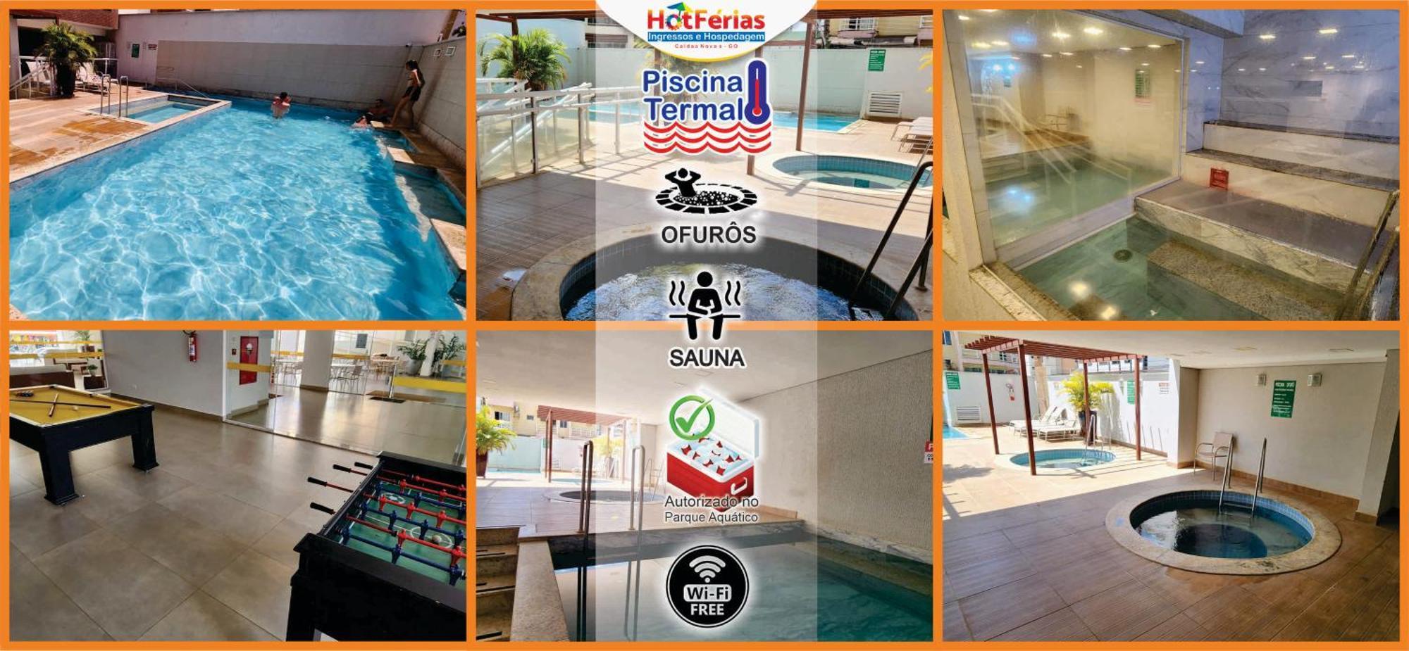 Everest Flat Service, Prox Water Park, Clube Prive, Riviera, Boulevard - Hotferias 公寓 Caldas Novas
